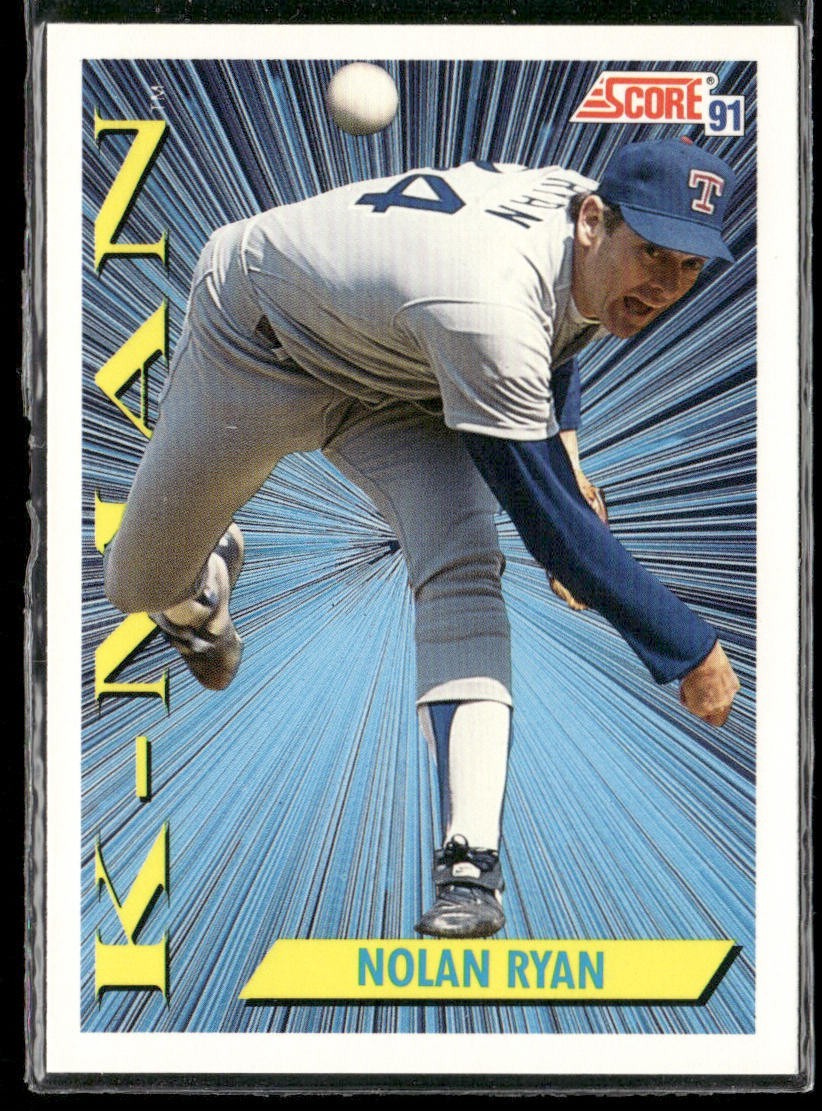 Nolan Ryan Player Lot Bundle 10 Different Baseball Cards NR001 Rangers front
