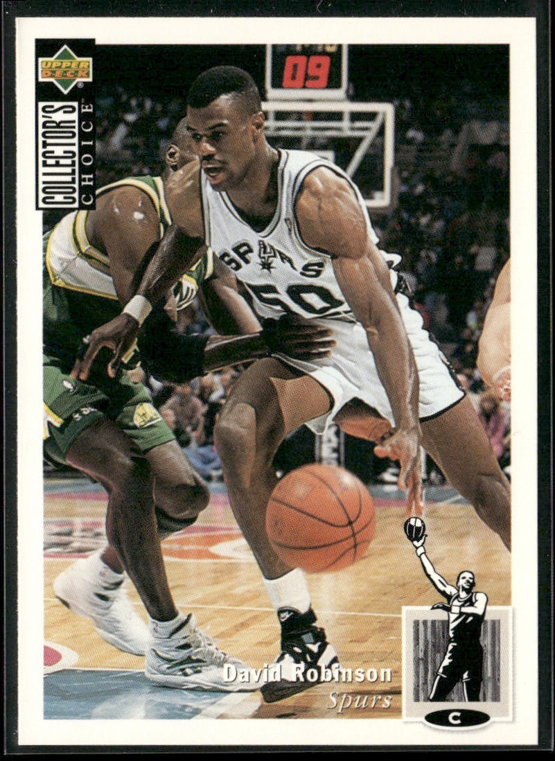 David Robinson Player Lot Bundle 10 Basketball Cards DR003 Spurs back