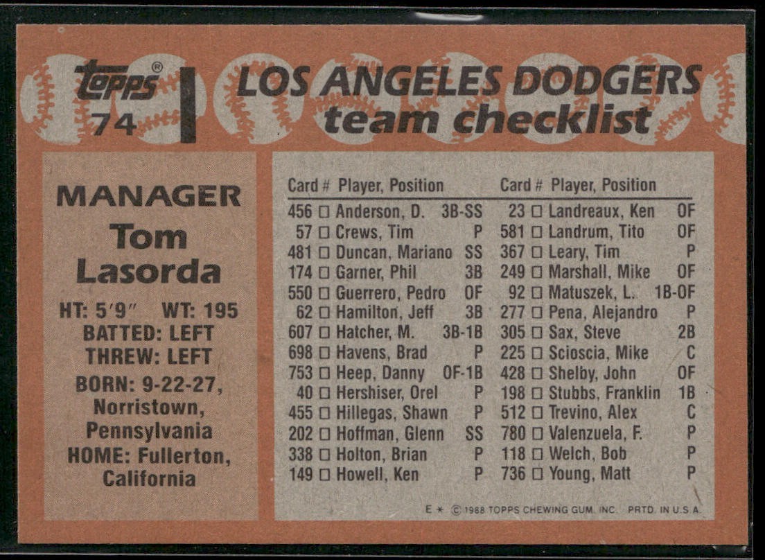 Manger Lot Bundle 10 Different Baseball Cards M005 back