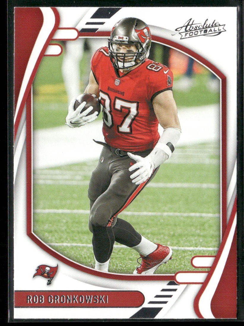 Rob Gronkowski Player Lot Bundle 10 Different Football Cards RG002 back