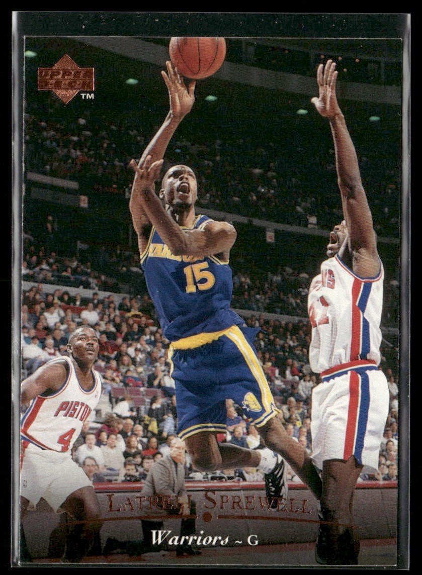 Latrell Sprewell Player Lot Bundle 10 Basketball Cards LS001 Warriors Knicks back