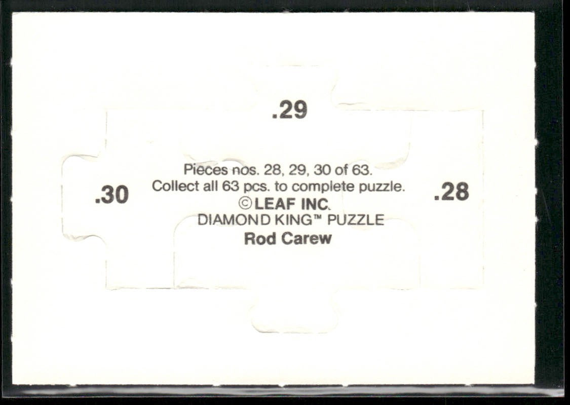 Puzzle Piece Lot Bundle 10 Different Baseball Cards P003 back