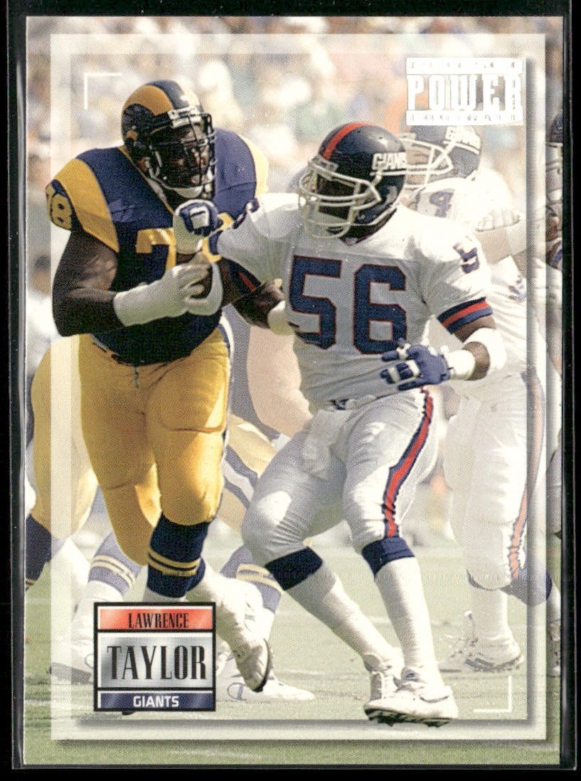 Lawrence Taylor Player Lot Bundle 10 Different Football Cards LT006 Giants back