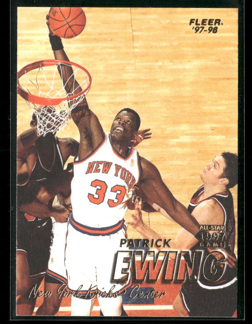 Patrick Ewing Player Lot Bundle 10 Basketball Cards PE003 New York Knicks back