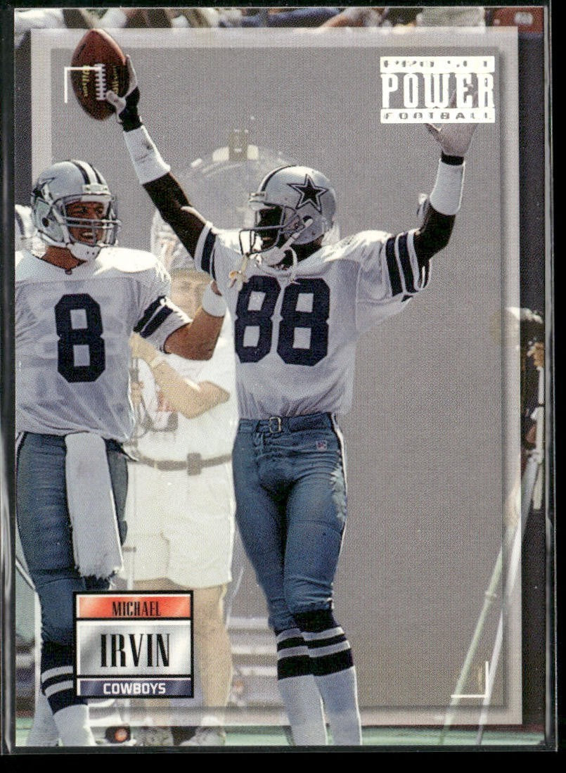 Michael Irvin Player Lot Bundle 10 Different Football Cards MI002 Cowboys back