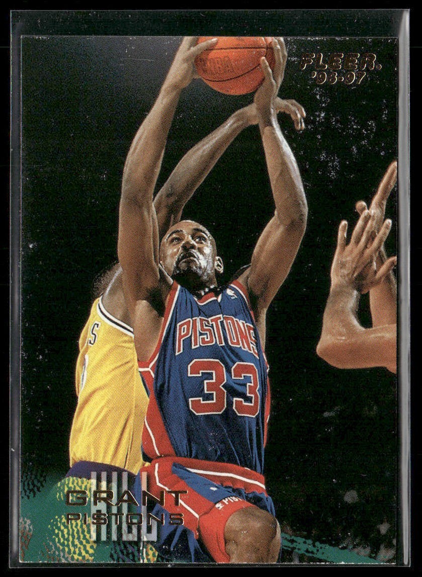 Grant Hill Player Lot Bundle 10 Basketball Cards GH002 Pistons 1 RC back