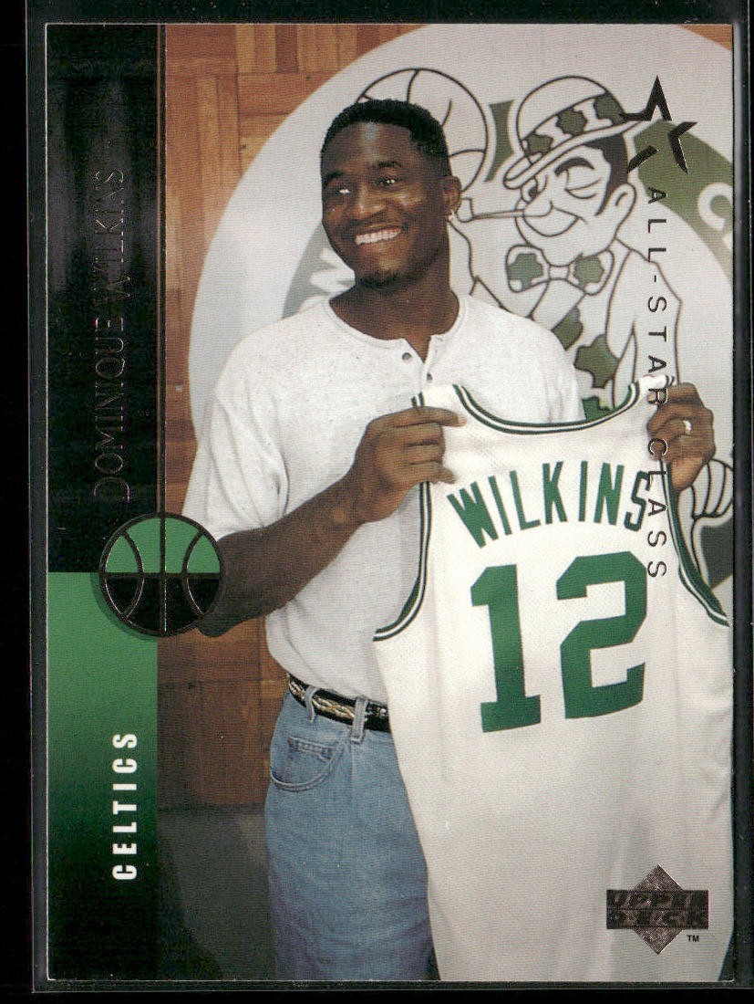 Dominique Wilkins Player Lot Bundle 10 Basketball Cards DW003 Hawks back
