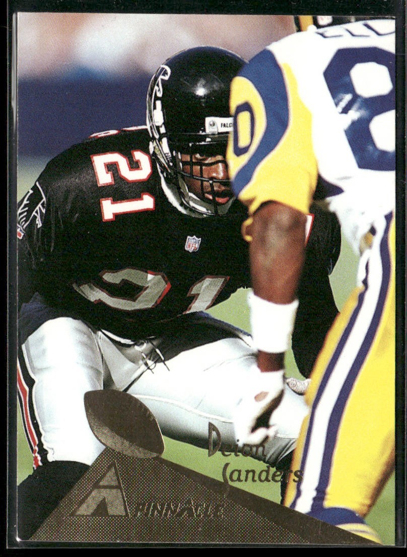Deion Sanders Player Lot Bundle 10 Different Football Cards DS002 Falcons 49ers back