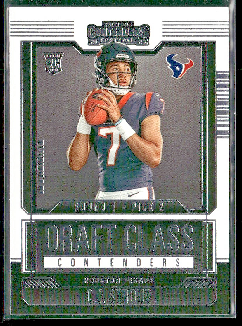 CJ Stroud Player Lot Bundle 10 Different Football Cards CJS001 4 RC back