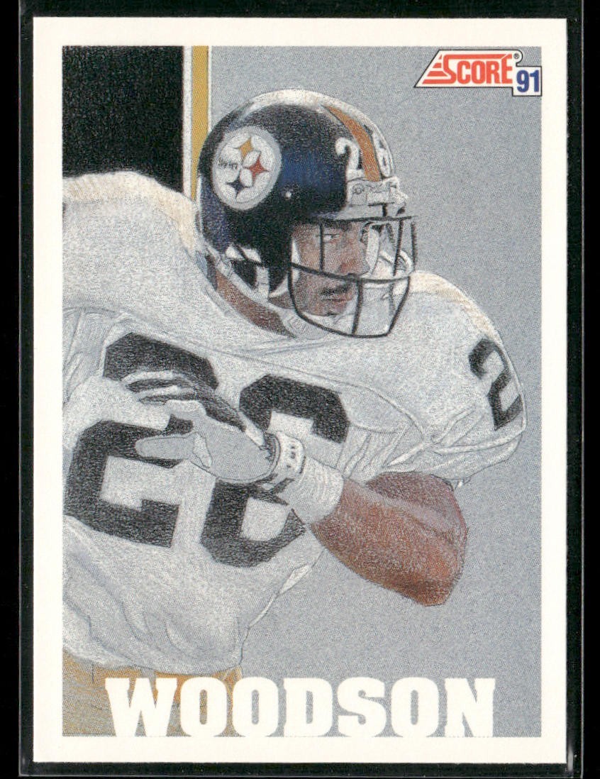 Rod Woodson Player Lot Bundle 10 Different Football Cards RW001 Steelers front