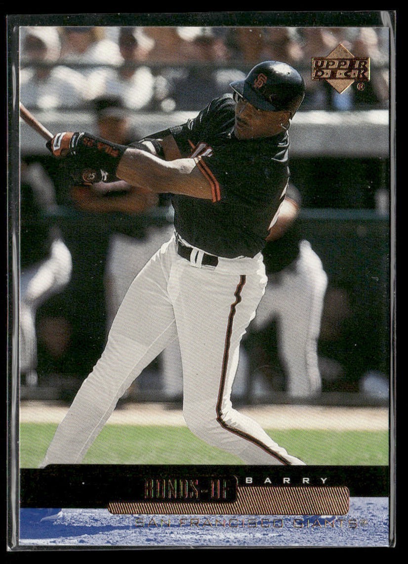 Barry Bonds Player Lot Bundle 10 Different Baseball Cards BB005 Giants Pirates back