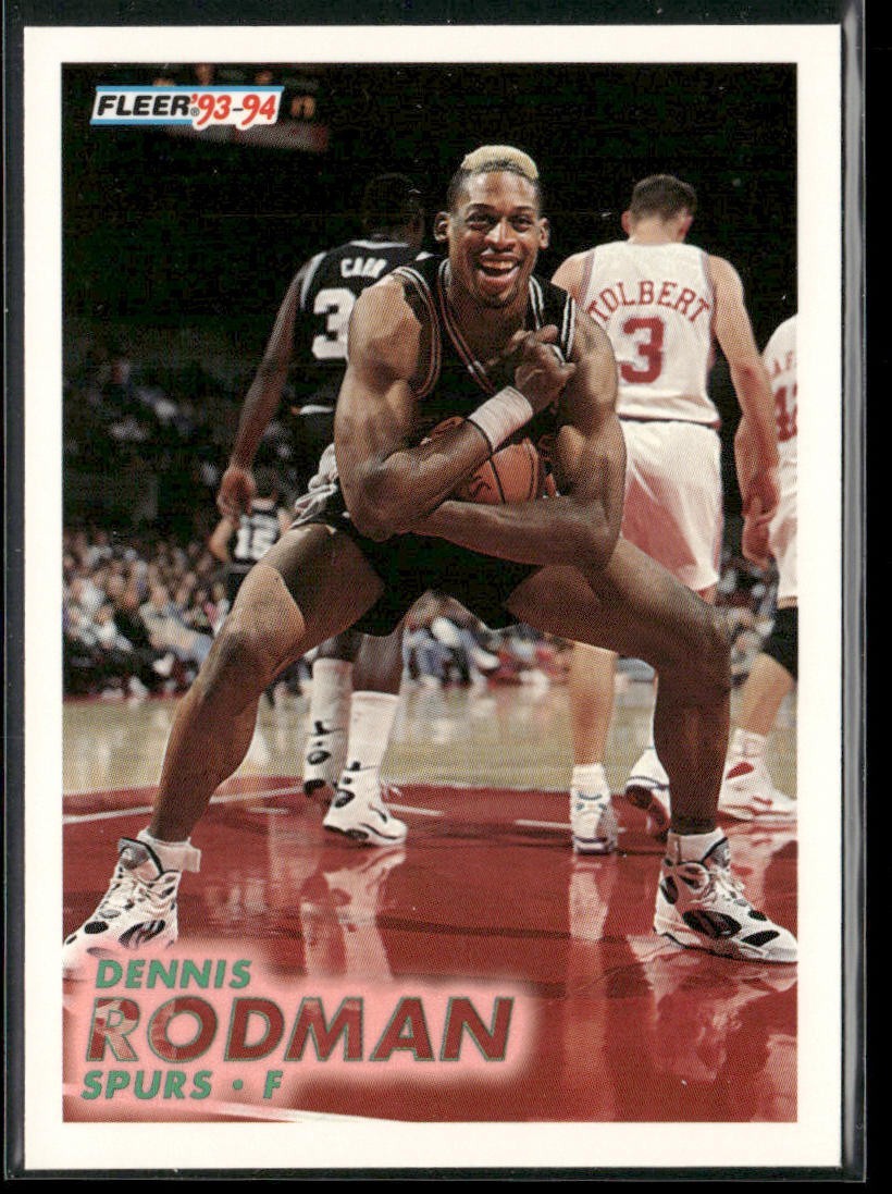 Dennis Rodman Player Lot Bundle 10 Basketball Cards DR002 Spurs Pistons Bulls back