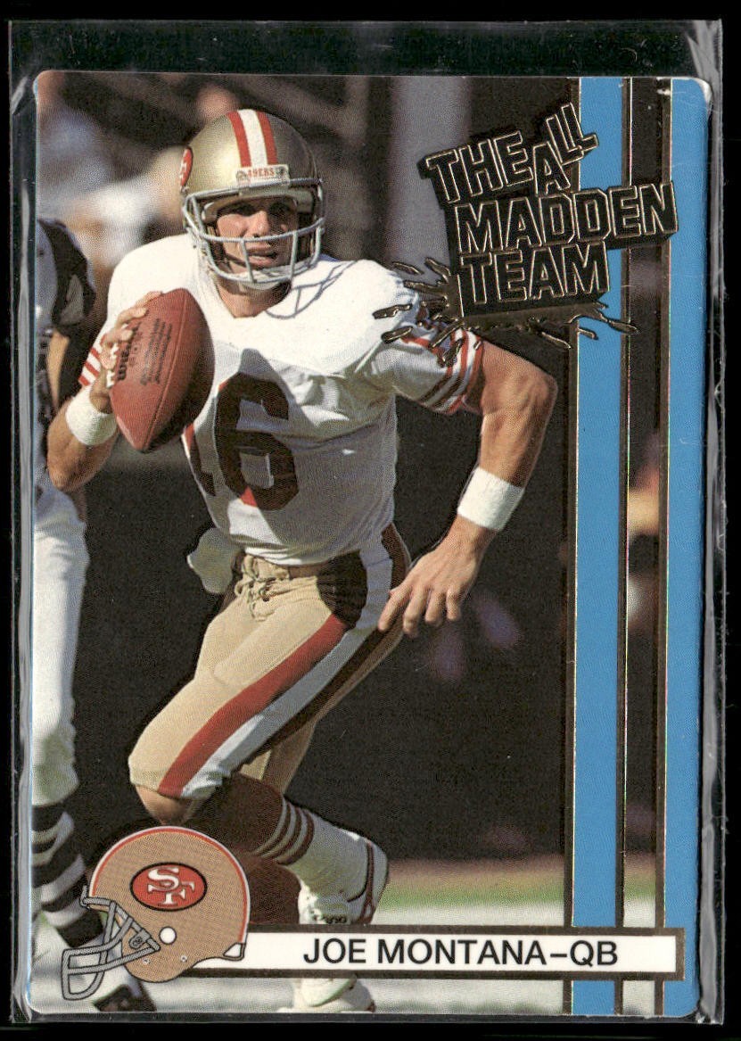 Joe Montana Player Lot Bundle 10 Different Football Cards JM001 49ers Chiefs front