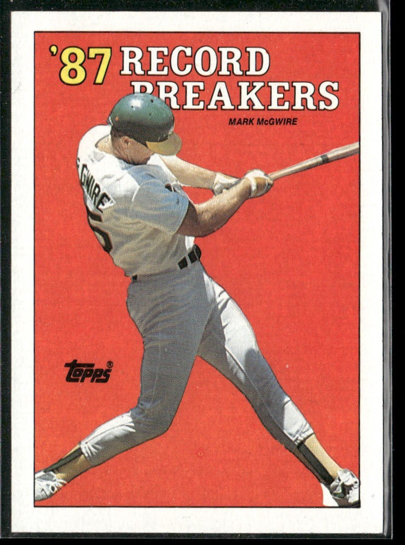 Mark McGwire Player Lot Bundle 10 Different Baseball Cards MM001 Athletics front