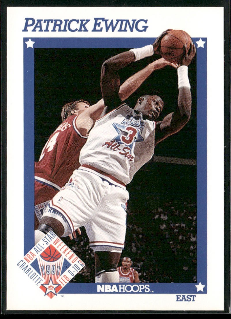 Patrick Ewing Player Lot Bundle 10 Basketball Cards PE006 New York Knicks back