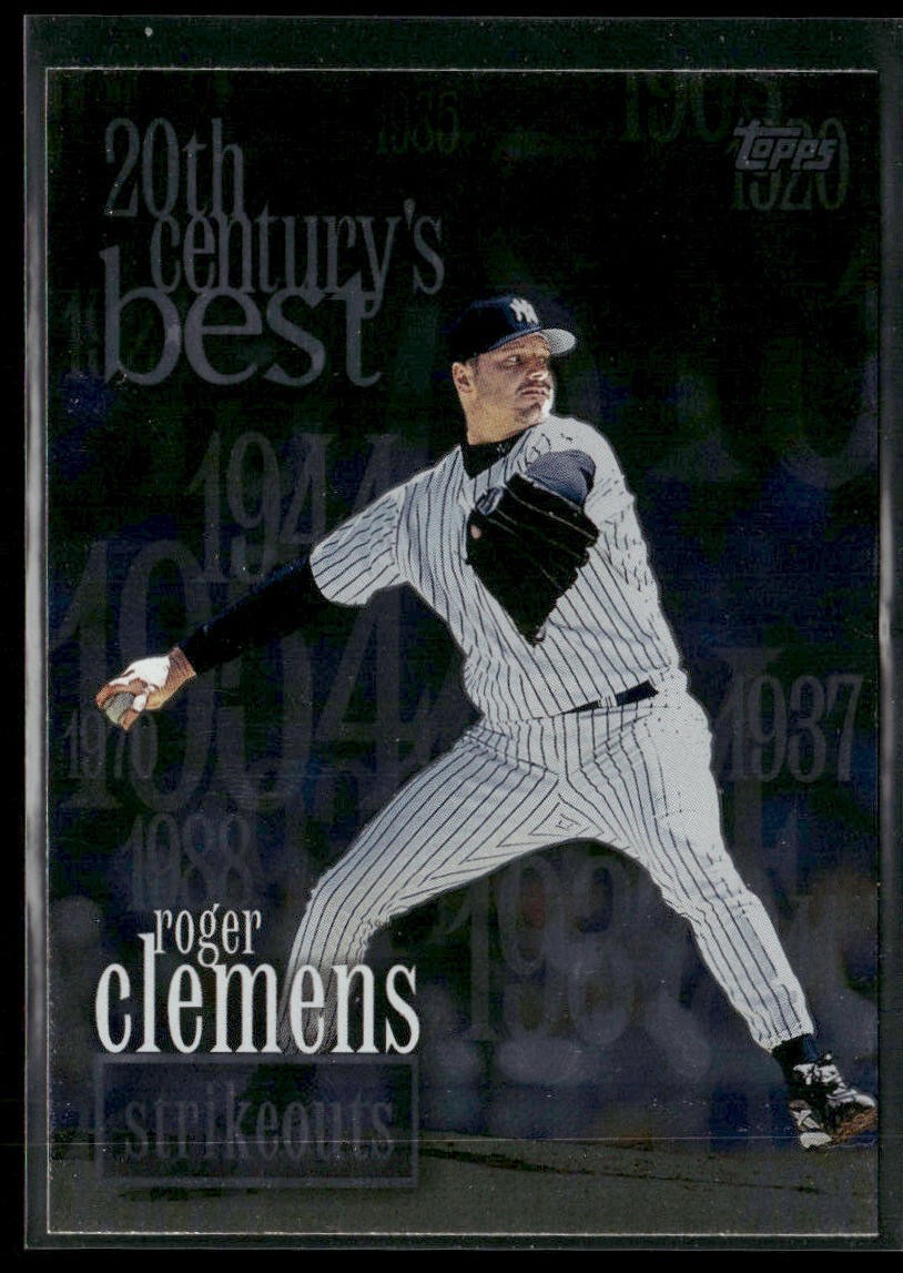 Roger Clemens Lot Bundle 10 Different Baseball Cards RC003 Red Sox Yankees back