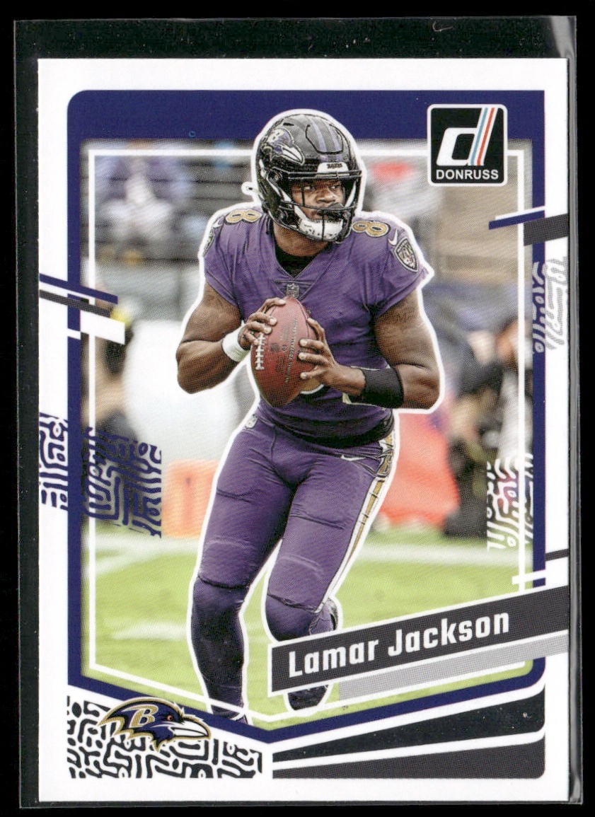 Lamar Jackson Player Lot Bundle 10 Different Football Cards LJ002 Ravens back