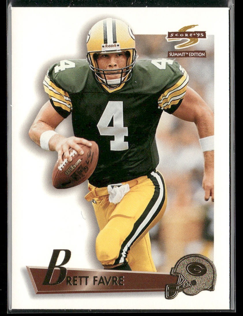 Brett Favre Player Lot Bundle 10 Different Football Cards BF003 Packers back