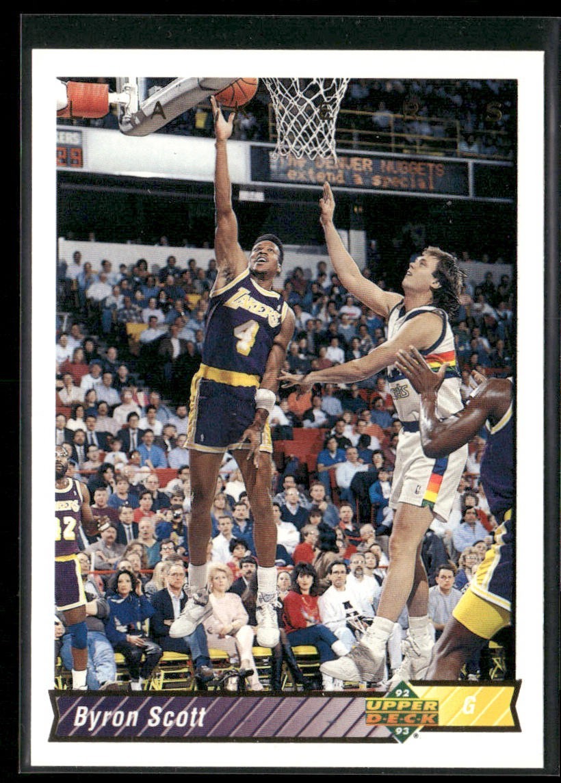 Byron Scott Player Lot Bundle 10 Different Basketball Cards BS003 Lakers Pacers back