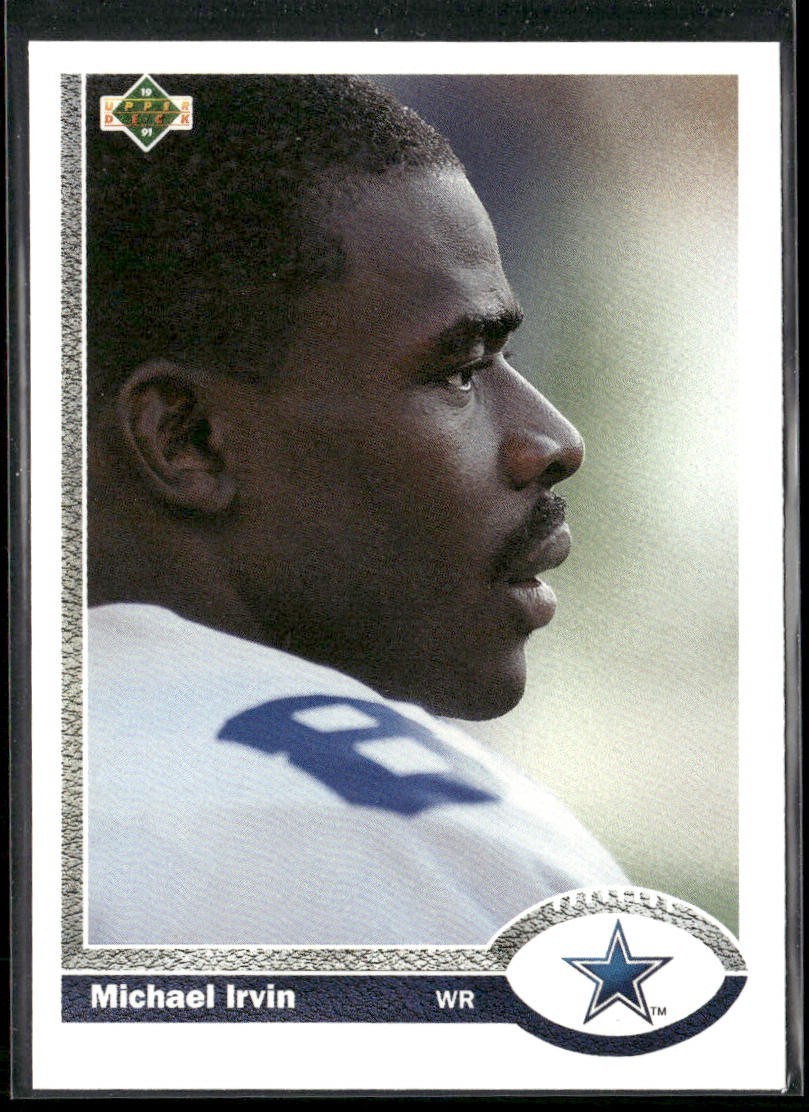 Michael Irvin Player Lot Bundle 10 Different Football Cards MI005 Cowboys back
