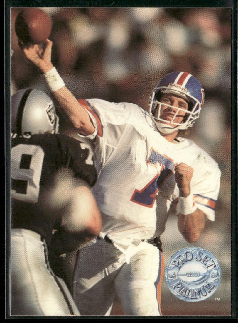 John Elway Player Lot Bundle 10 Different Football Cards JE003 Broncos back