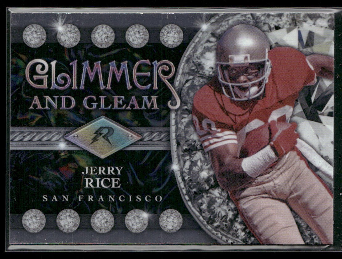 Jerry Rice Player Lot Bundle 10 Different Football Cards JR010 49ers back