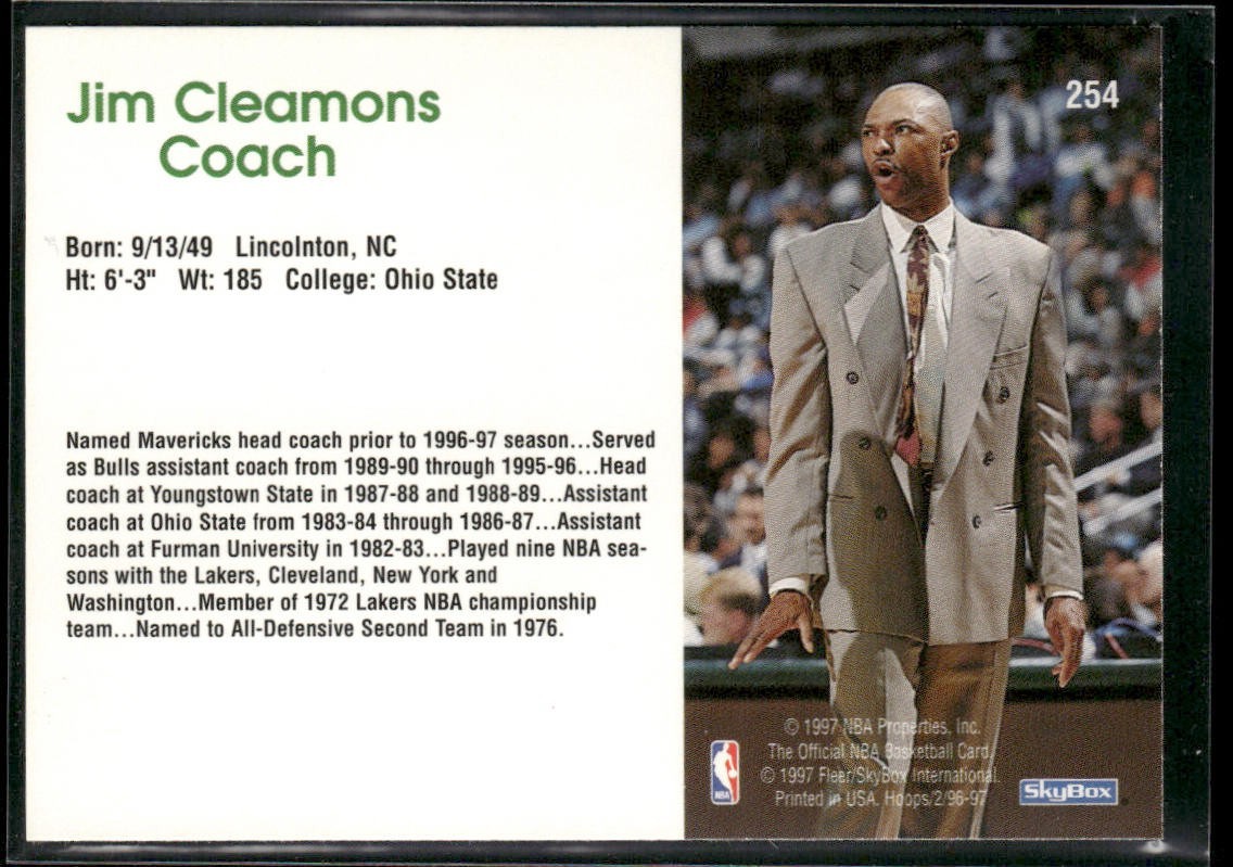 NBA Coaches Lot Bundle 10 Basketball Cards C012 Various Teams back