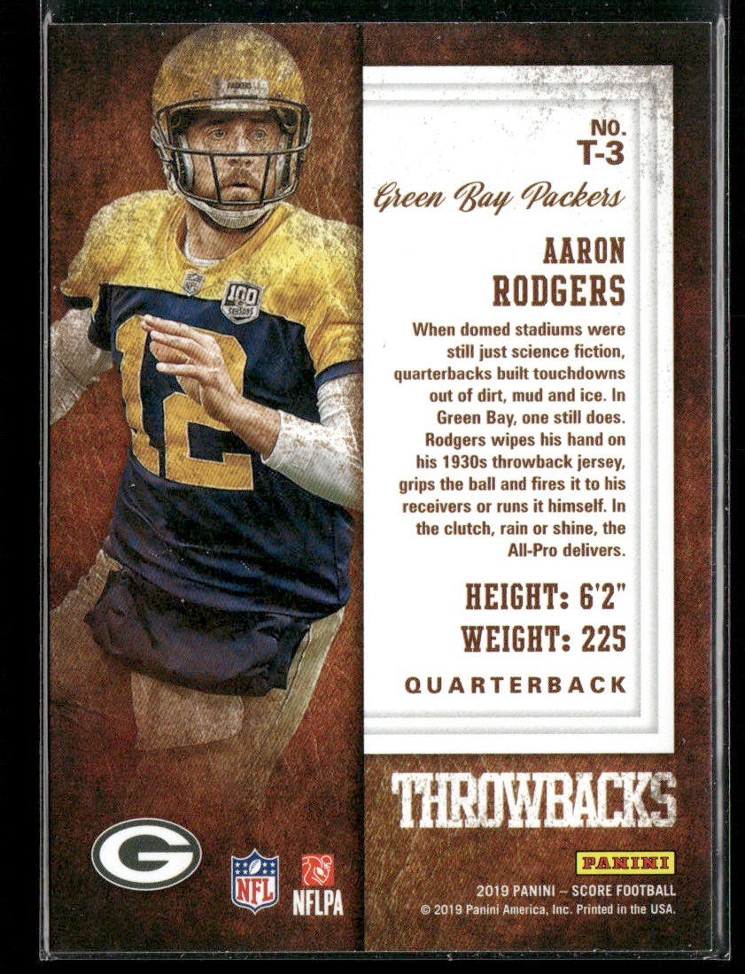 Aaron Rodgers Player Lot Bundle 10 Different Football Cards AR001 Packers Jets back