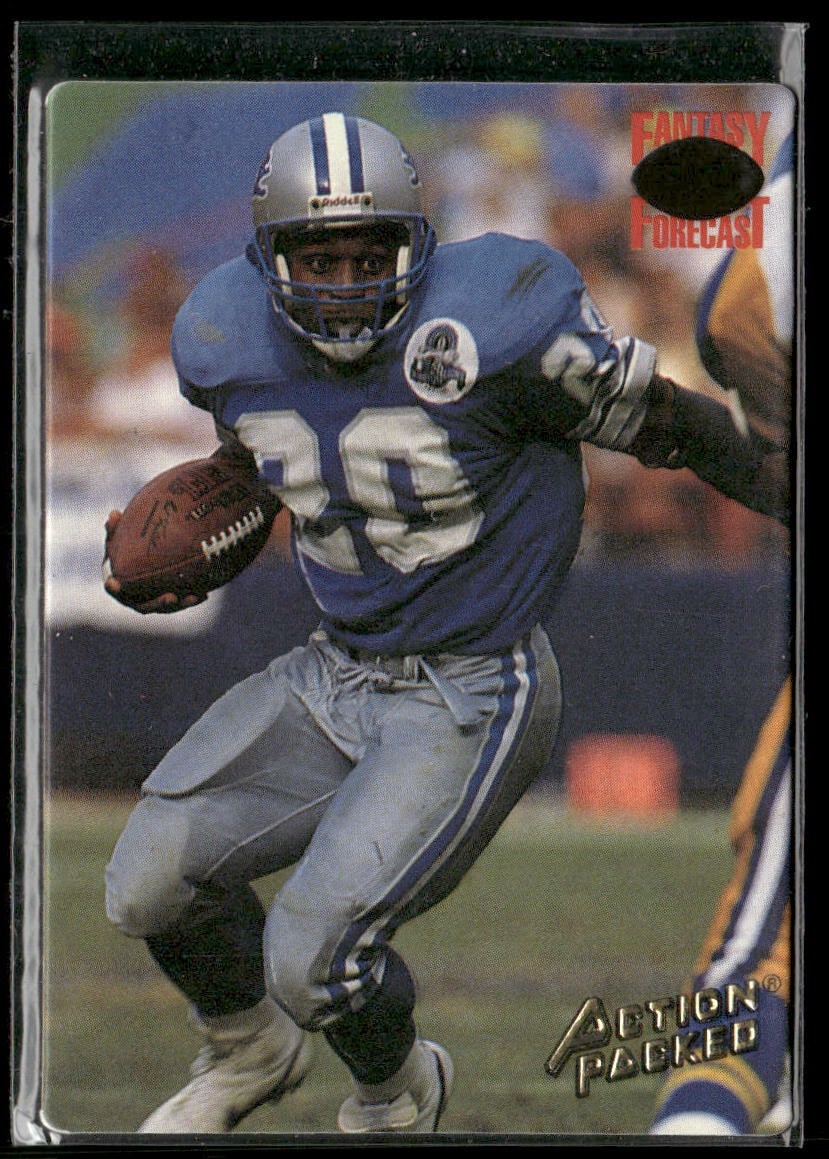 Barry Sanders Player Lot Bundle 10 Different Football Cards BS008 Lions back