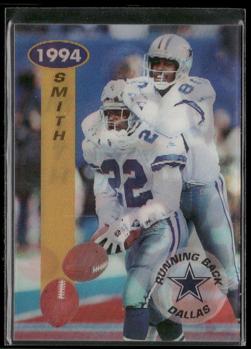 Emmitt Smith Player Lot Bundle 10 Different Football Cards ES006 Cowboys back