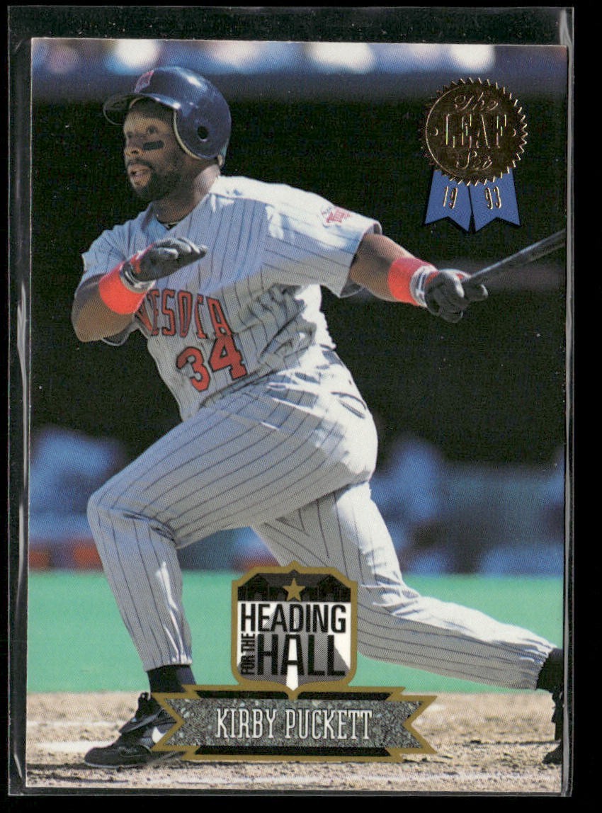 Kirby Puckett Player Lot Bundle 10 Different Baseball Cards KP002 Twins front