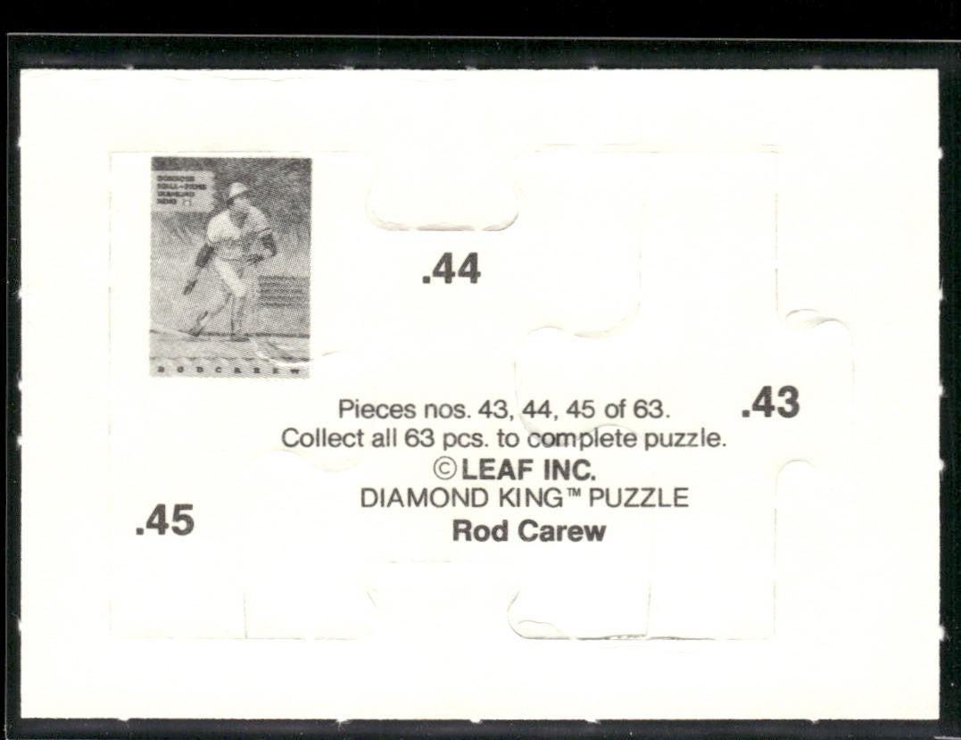 Puzzle Piece Lot Bundle 10 Different Baseball Cards P007 back
