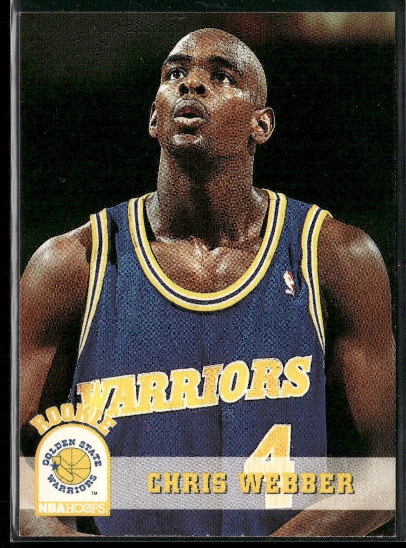 Chris Webber Player Lot Bundle 10 Basketball Cards CW002 Warriors 1 RC back