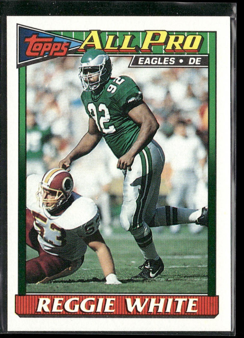 Reggie White Player Lot Bundle 10 Different Football Cards RW006 Eagles Packers back