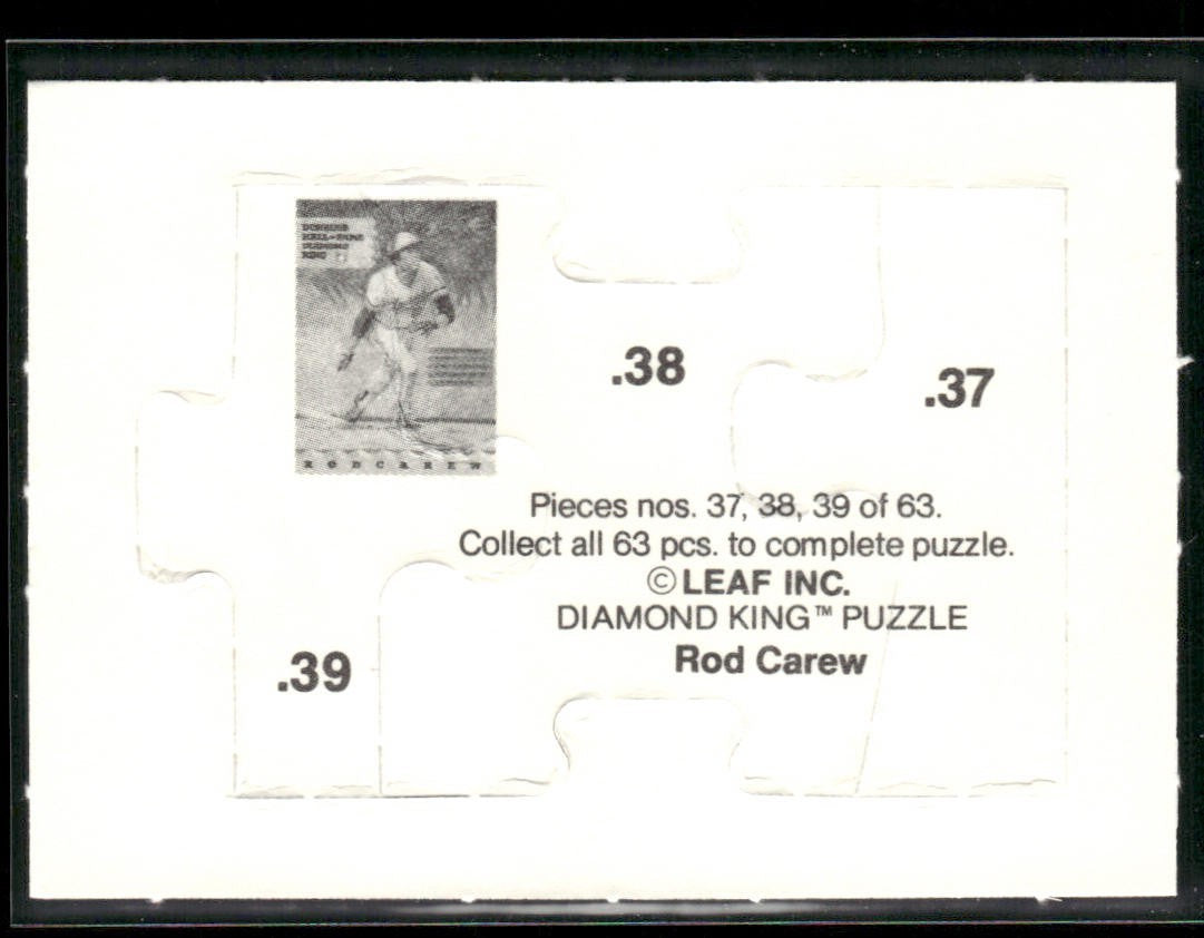 Puzzle Piece Lot Bundle 10 Different Baseball Cards P007 back