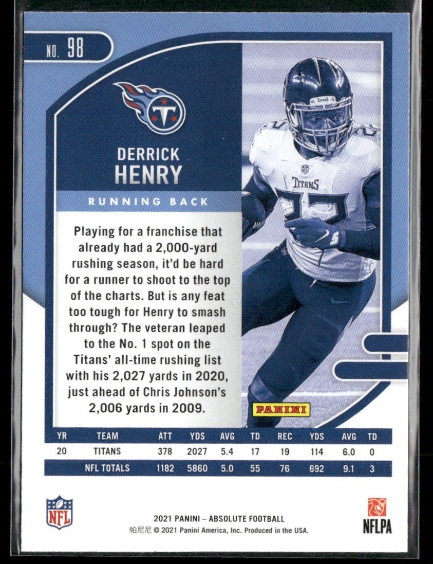 Derrick Henry Player Lot Bundle 10 Football Cards DH003 Titans Ravens back