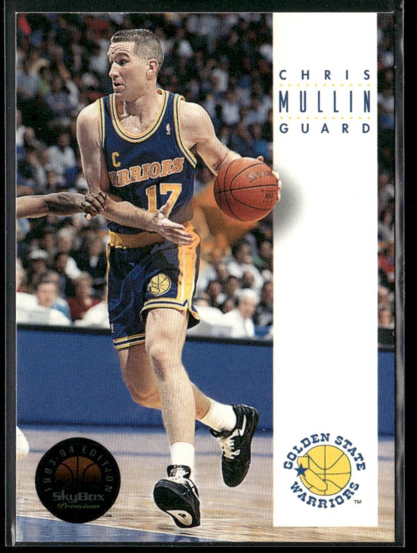 Chris Mullin Player Lot Bundle 10 Basketball Cards CM003 Warriors back