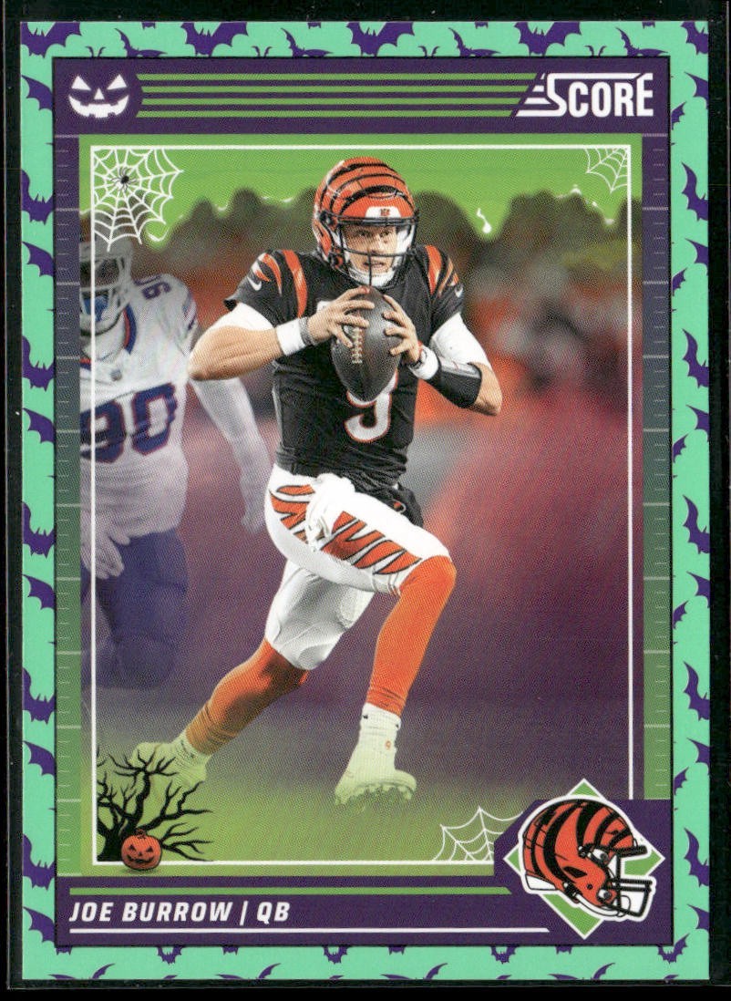 Joe Burrow Player Lot Bundle 10 Different Football Cards JB001 Bengals back