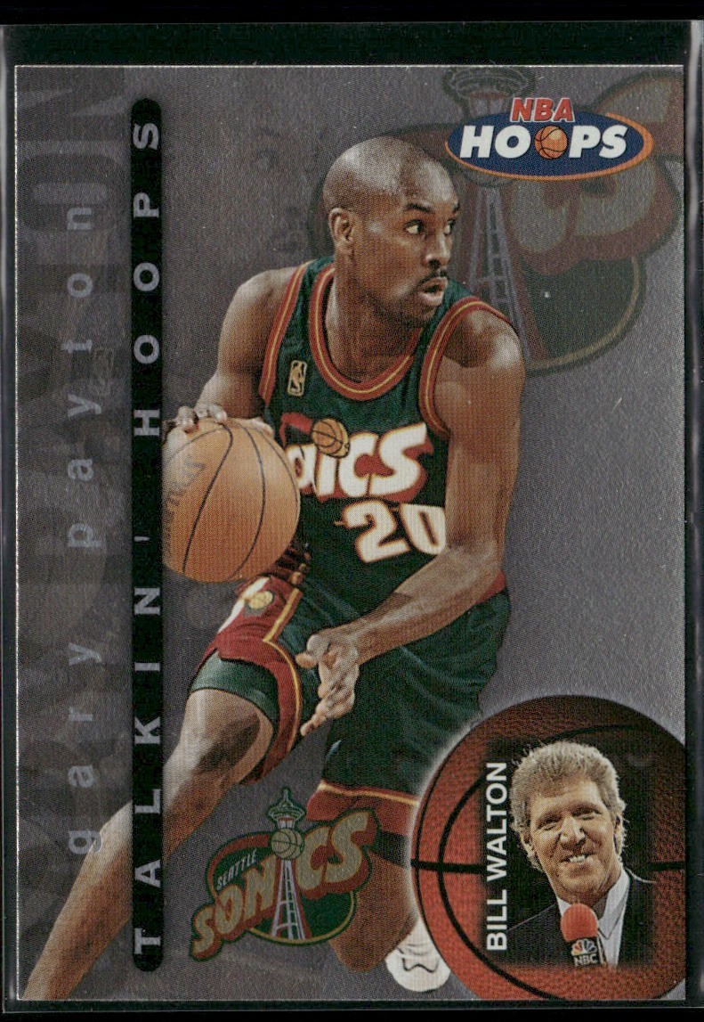 Gary Payton Player Lot Bundle 10 Basketball Cards GP002 Supersonics back
