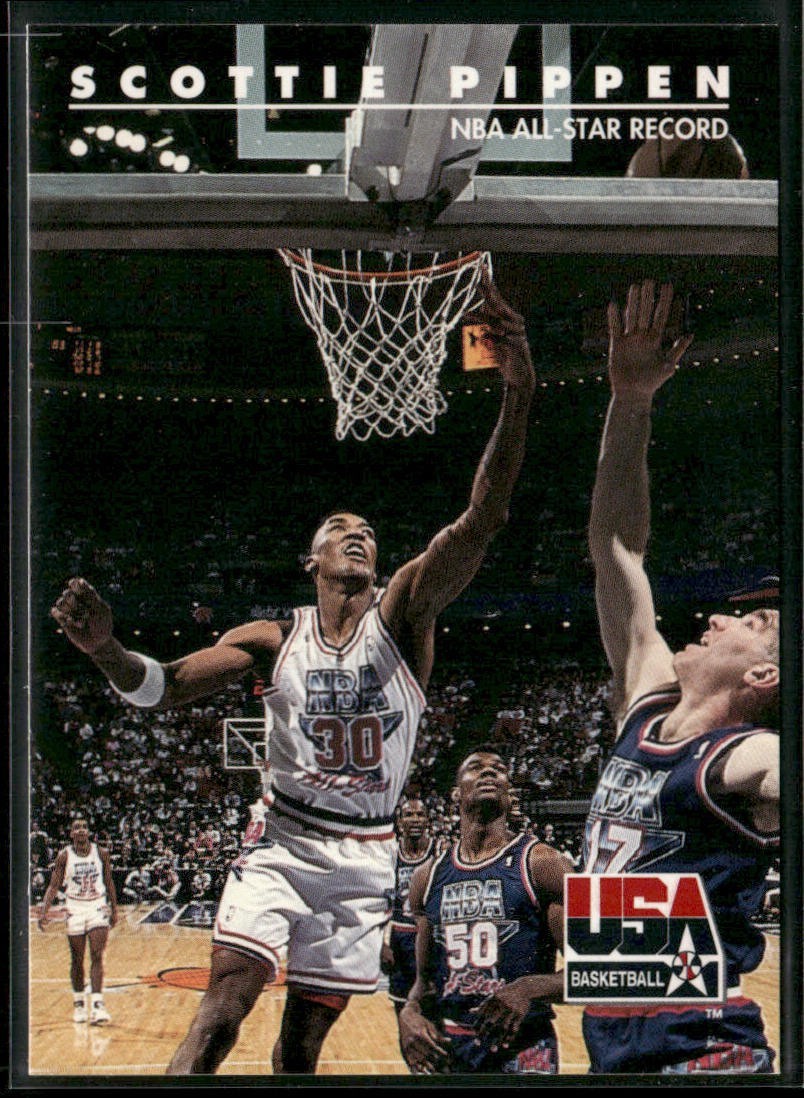 Scottie Pippen Player Lot Bundle 10 Basketball Cards SP005 Chicago Bulls back