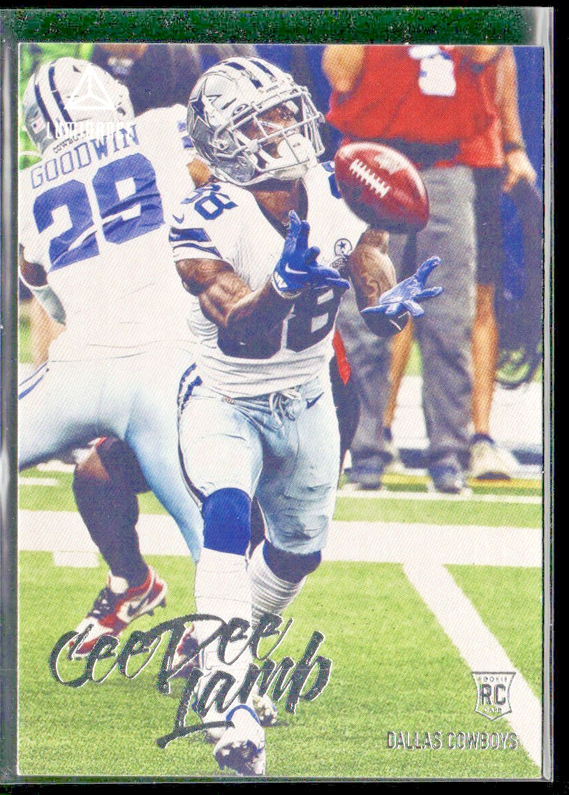 CeeDee Lamb Player Lot Bundle 10 Different Football Cards CDL002 Cowboys 2 RC back