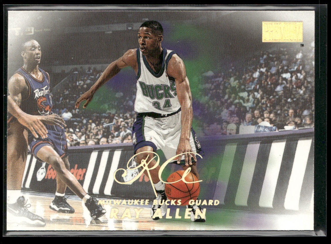 Ray Allen Player Lot Bundle 10 Basketball Cards RA001 Bucks back