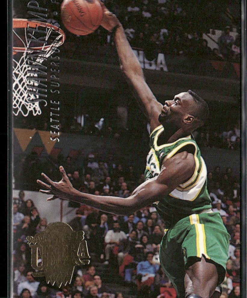 Shawn Kemp Player Lot Bundle 10 Basketball Cards SK005 Supersonics Cavs back