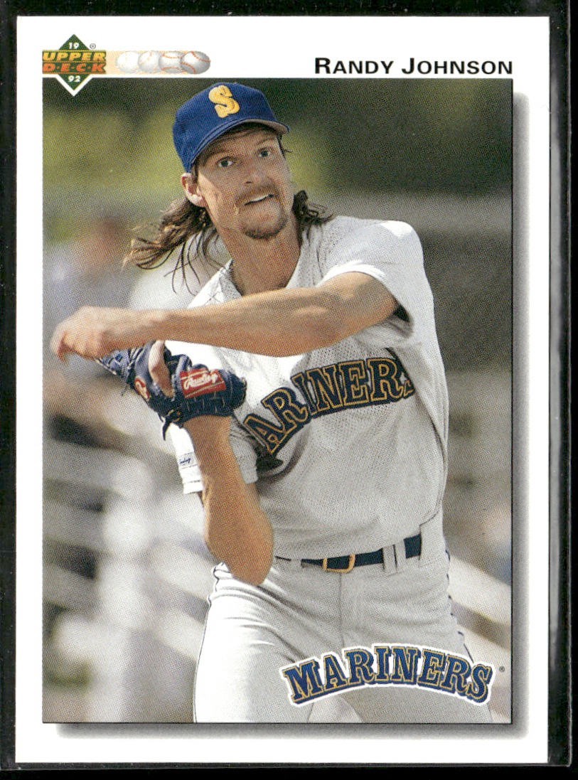 Randy Johnson Lot Bundle 10 Different Baseball Cards RJ002 Mariners back