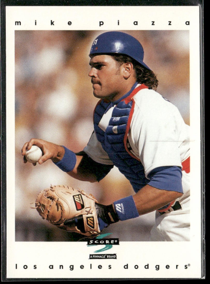 Mike Piazza Player Lot Bundle 10 Different Baseball Cards MP003 Dodgers Mets back