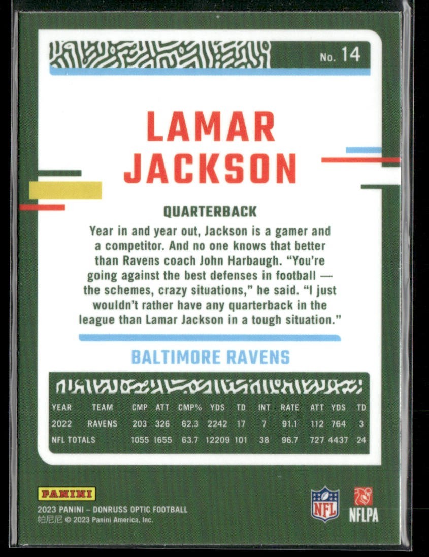 Lamar Jackson Player Lot Bundle 10 Different Football Cards LJ004 Ravens back
