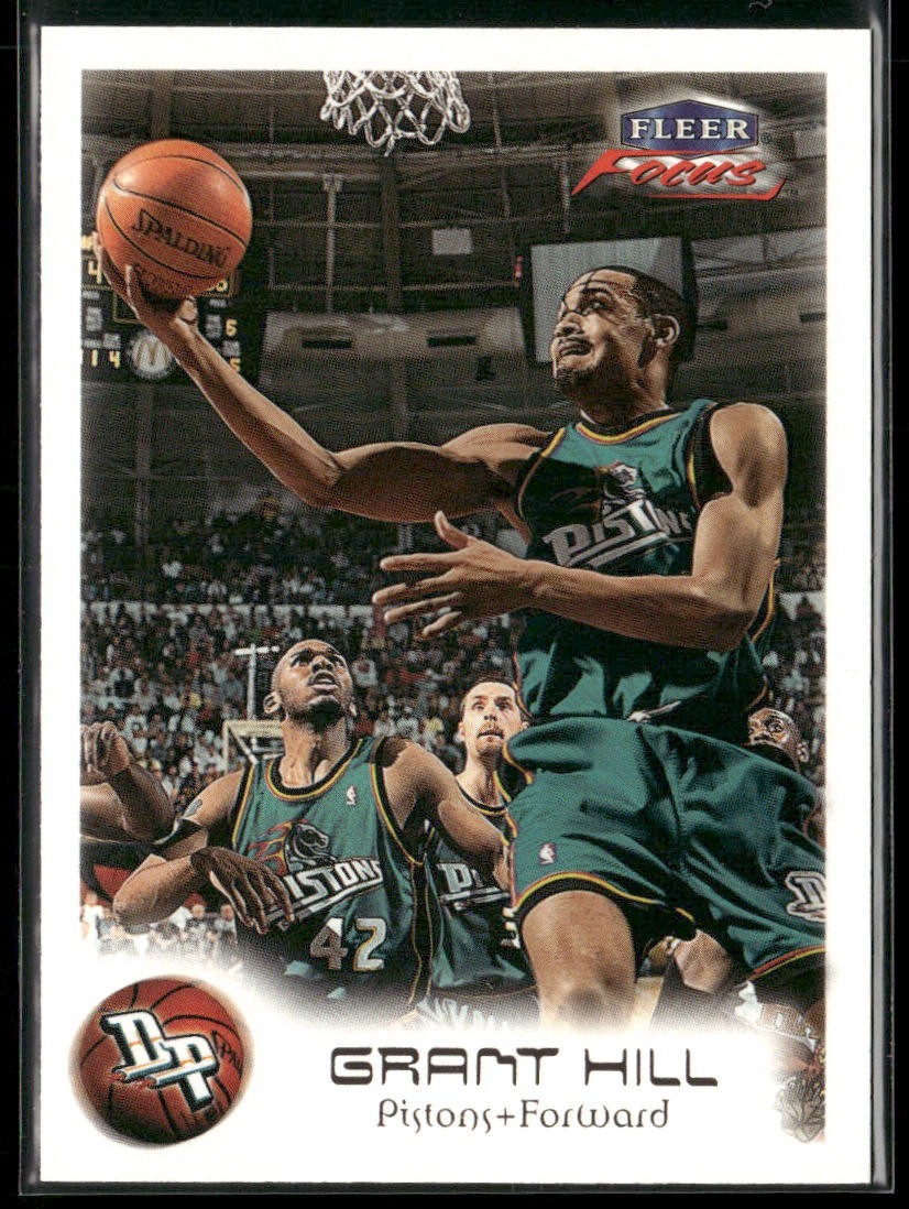 Grant Hill Player Lot Bundle 10 Basketball Cards GH002 Pistons 1 RC back