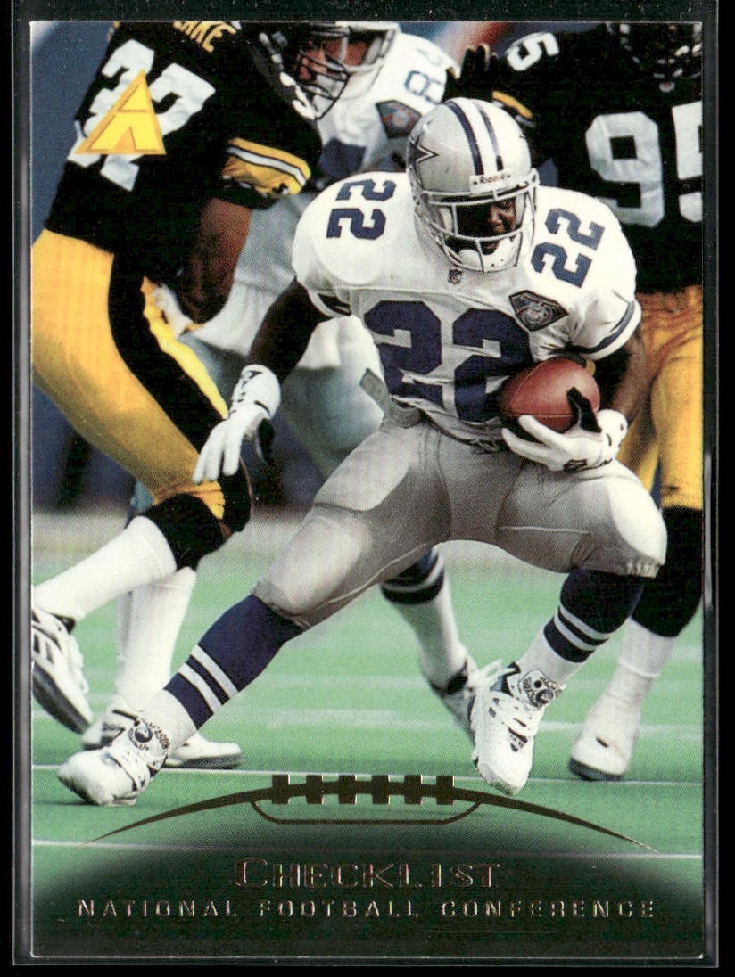 Emmitt Smith Player Lot Bundle 10 Different Football Cards ES006 Cowboys back