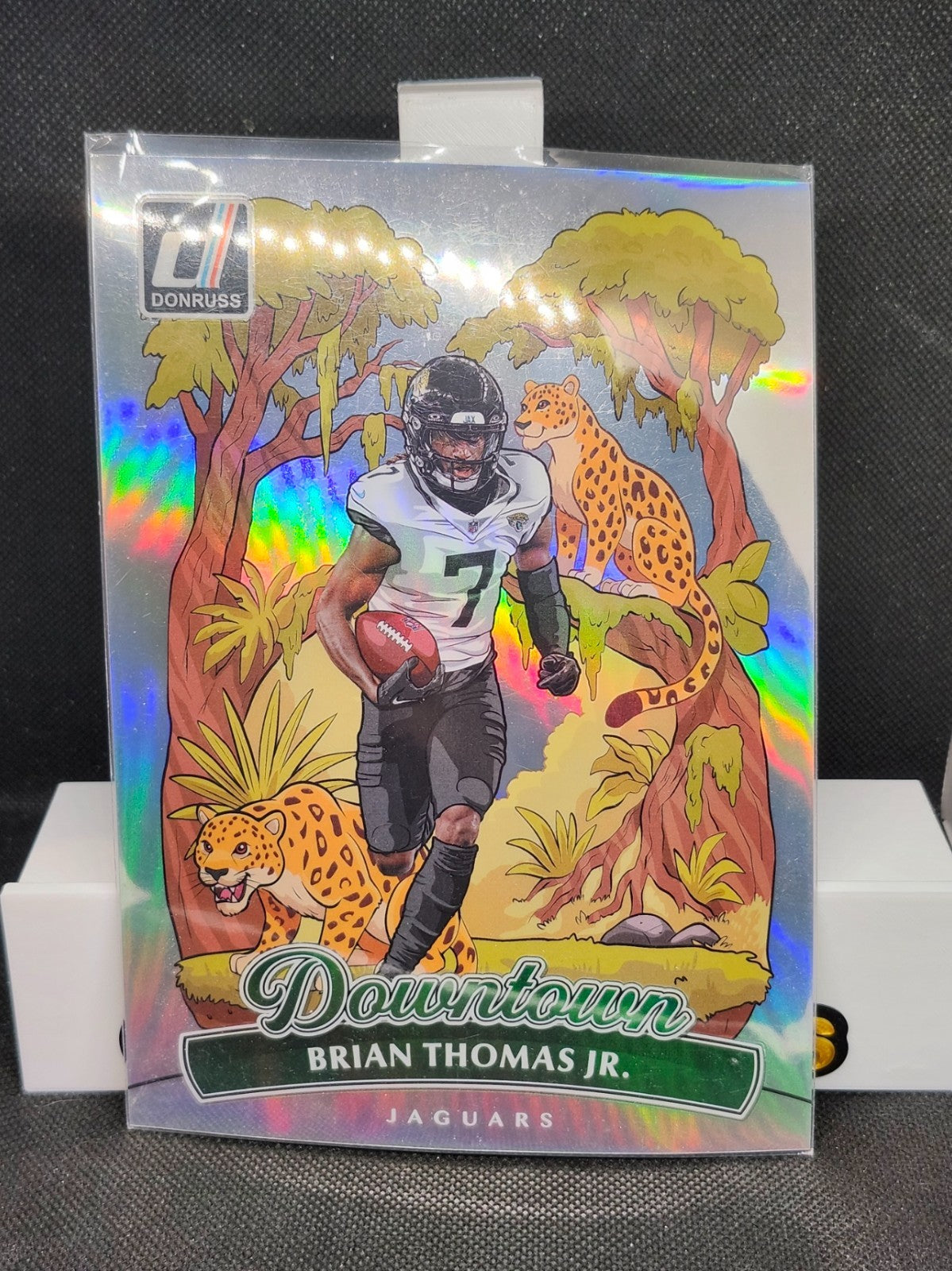 2025 Donruss Brian Thomas Jr. JUMBO DOWNTOWN #2 Jacksonville Jaguars front