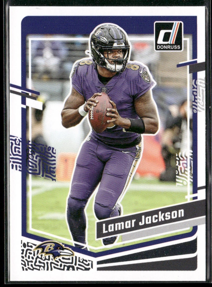 Lamar Jackson Player Lot Bundle 10 Different Football Cards LJ001 Ravens back